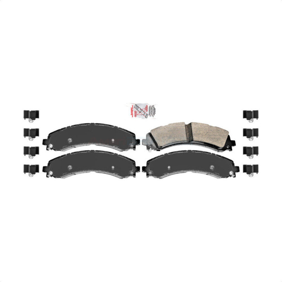 Rear Semi-Metallic Disc Brake Pads NWF-ASD2224 For 2019-2022 Ram 3500 With Dual Wheels by AmeriBRAKES