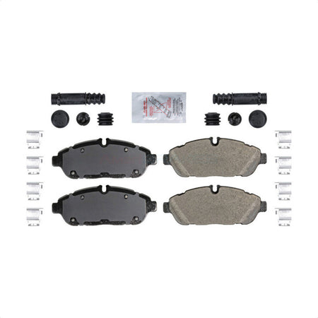 Front Semi-Metallic Disc Brake Pads NWF-ASD2301 For 2020-2022 Ford Transit-250 Transit-350 Transit-150 HD Axle w/ 6 Hole 132mm Bolt Circle Dia by AmeriBRAKES