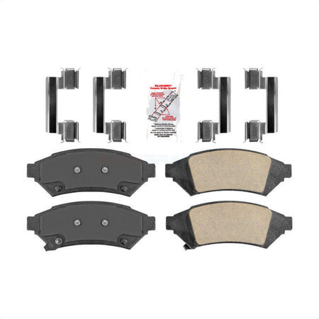 Front Ceramic Disc Brake Pads NWF-PRC1000 For Pontiac Grand Prix Buick LaCrosse Chevrolet Uplander Montana Terraza Saturn Relay VPG MV-1 Allure by AmeriBRAKES