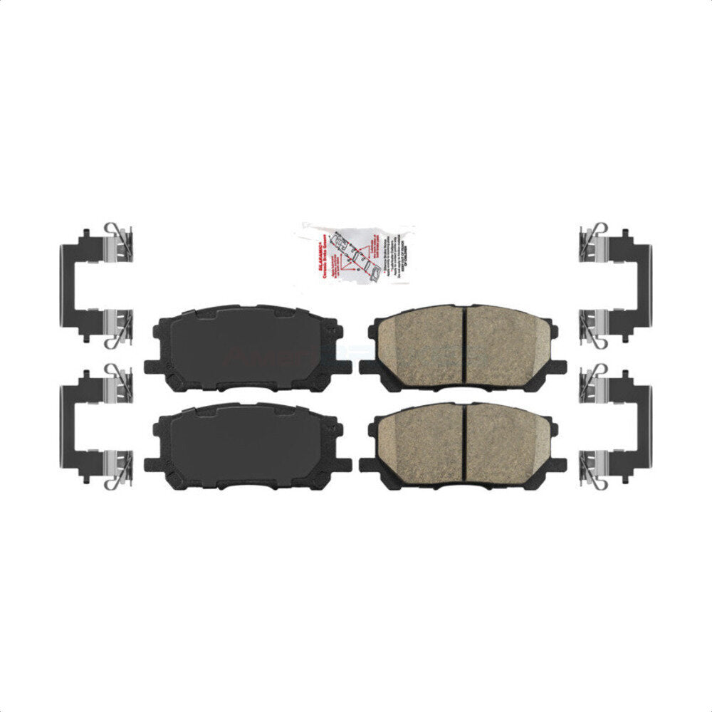 Front Ceramic Disc Brake Pads NWF-PRC1005 For Lexus Toyota Highlander RX350 RX330 RX400h by AmeriBRAKES