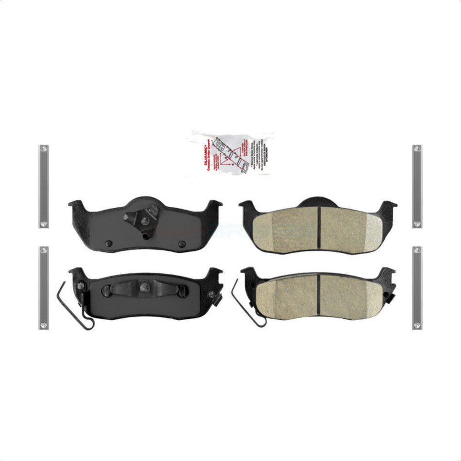 Rear Ceramic Disc Brake Pads NWF-PRC1041 For Nissan Jeep Grand Cherokee TITAN Armada Commander QX56