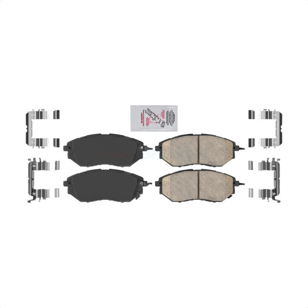 Front Ceramic Disc Brake Pads NWF-PRC1078 For Subaru Outback Forester Legacy WRX Tribeca B9 by AmeriBRAKES