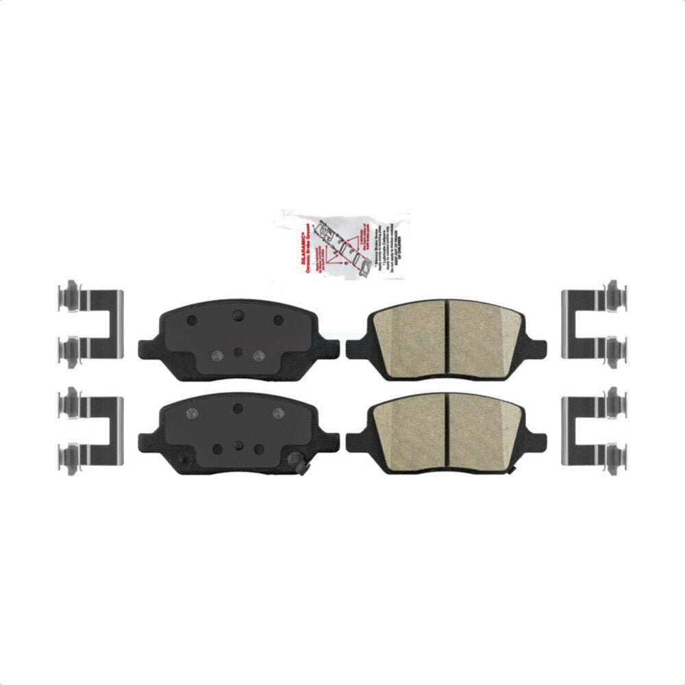 Rear Ceramic Disc Brake Pads NWF-PRC1093 For Chevrolet Uplander Pontiac Montana Buick Terraza Saturn Relay VPG MV-1 by AmeriBRAKES