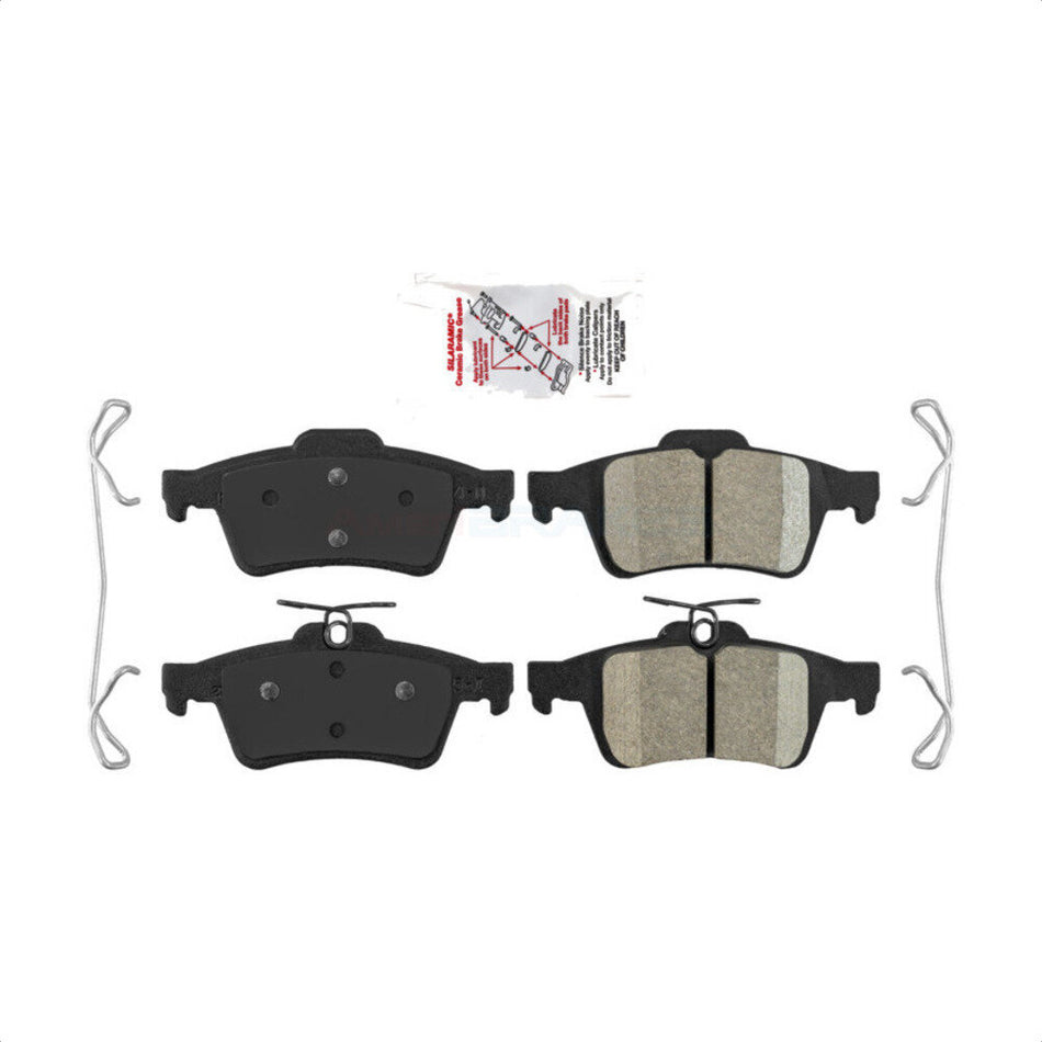 Rear Ceramic Disc Brake Pads NWF-PRC1095 For Ford Mazda 3 Escape Focus 5 Chevrolet Cobalt Transit XF