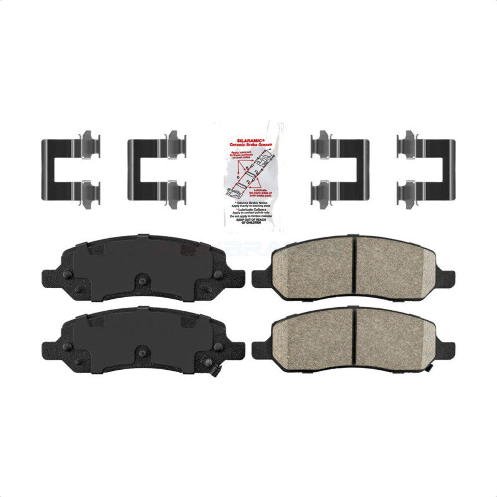 Rear Ceramic Disc Brake Pads NWF-PRC1172 For 2006-2011 Buick Lucerne Cadillac DTS by AmeriBRAKES