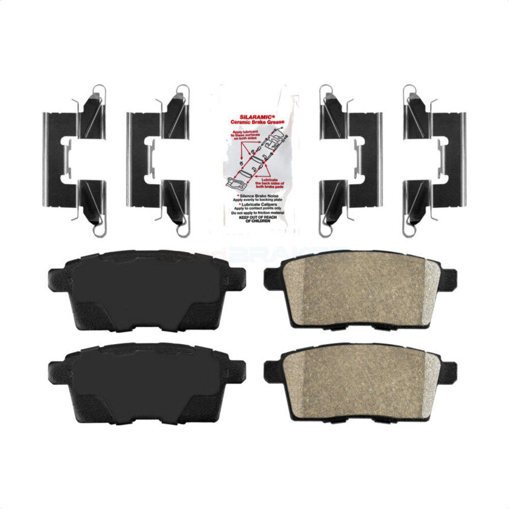 Rear Ceramic Disc Brake Pads NWF-PRC1259 For Ford Edge Mazda CX-9 CX-7 Lincoln MKX by AmeriBRAKES