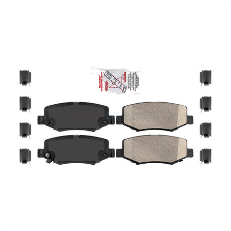 Rear Ceramic Disc Brake Pads NWF-PRC1274 For Jeep Wrangler Liberty Dodge Nitro JK by AmeriBRAKES