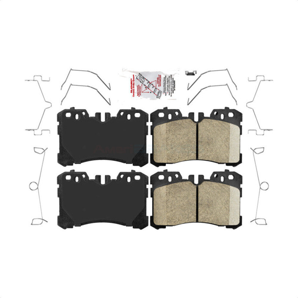 Front Ceramic Disc Brake Pads NWF-PRC1282 For Lexus LS460 LS500 LS600h LS500h by AmeriBRAKES