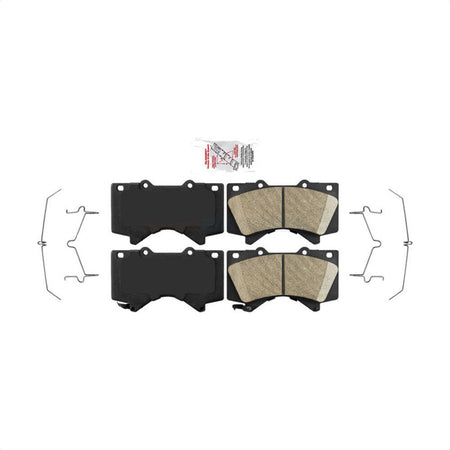 Front Ceramic Disc Brake Pads NWF-PRC1303 For Toyota Tundra Sequoia Lexus LX570 Land Cruiser by AmeriBRAKES