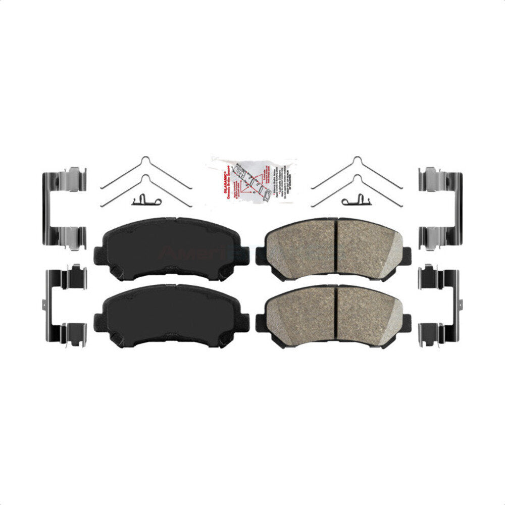 Front Ceramic Disc Brake Pads NWF-PRC1374A For Nissan Rogue Maxima Sentra Select Juke Suzuki Kizashi by AmeriBRAKES