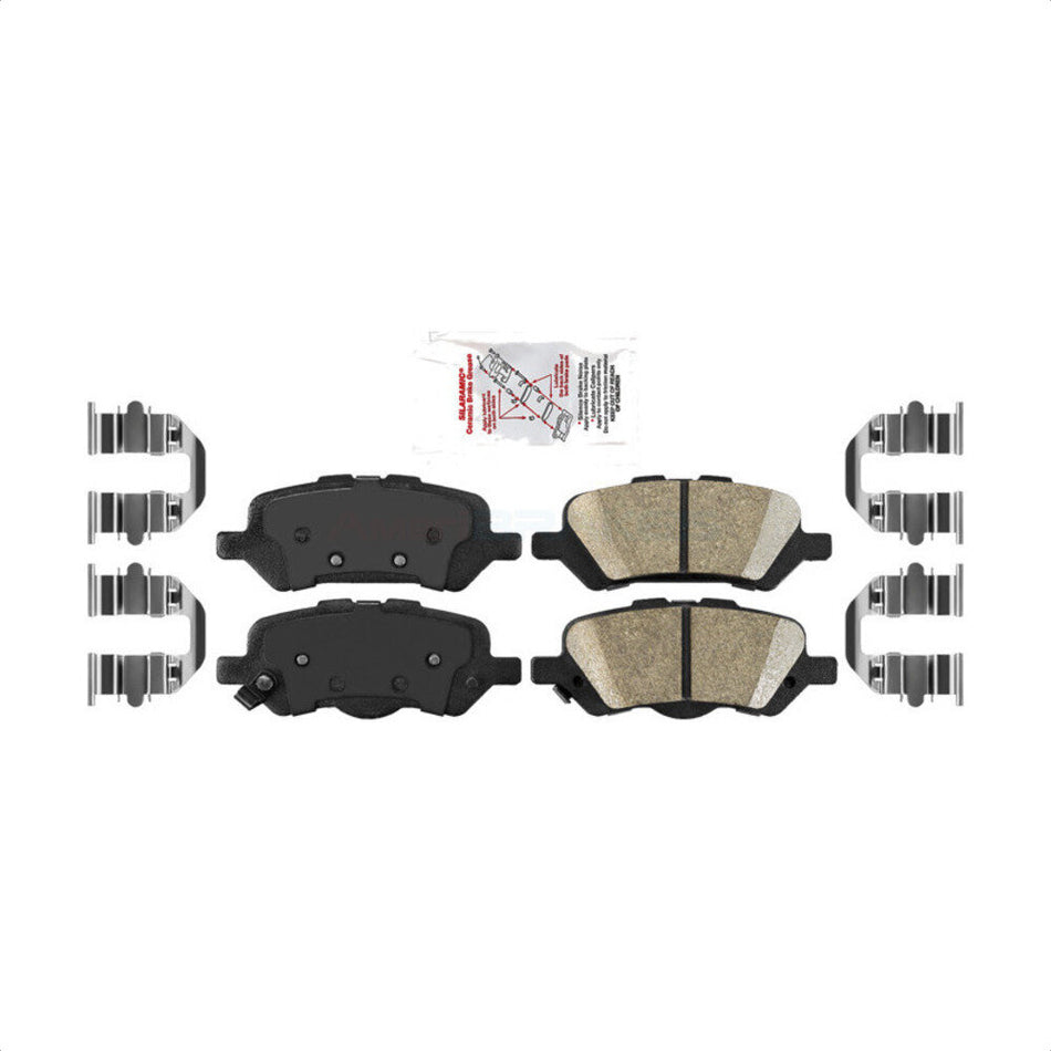 Rear Ceramic Disc Brake Pads NWF-PRC1402 For 2009-2016 Toyota Venza