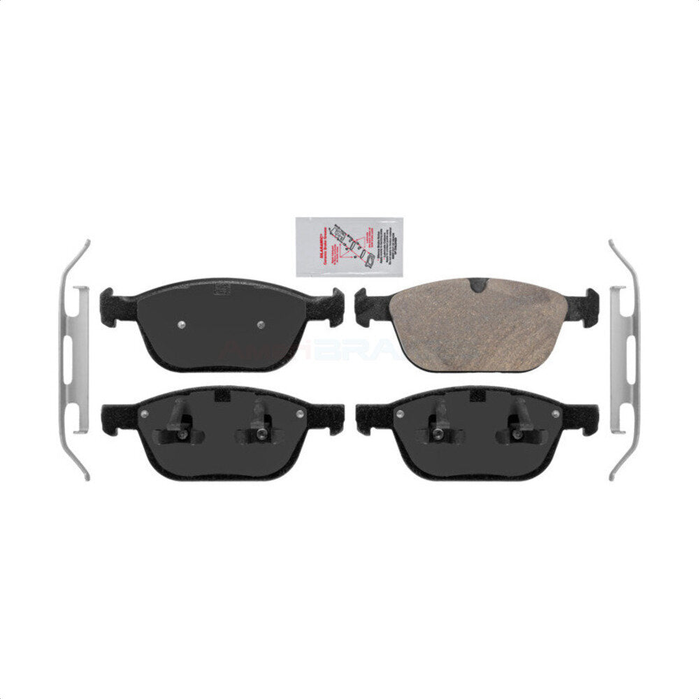 Front Ceramic Disc Brake Pads NWF-PRC1412 For Volvo XC90 XC60 by AmeriBRAKES