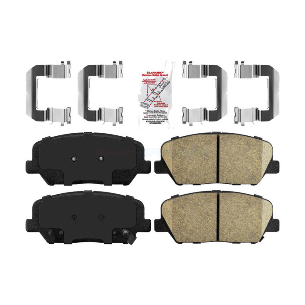 Front Ceramic Disc Brake Pads NWF-PRC1413 For Kia Optima Hyundai Veloster Genesis Coupe Forte Koup by AmeriBRAKES