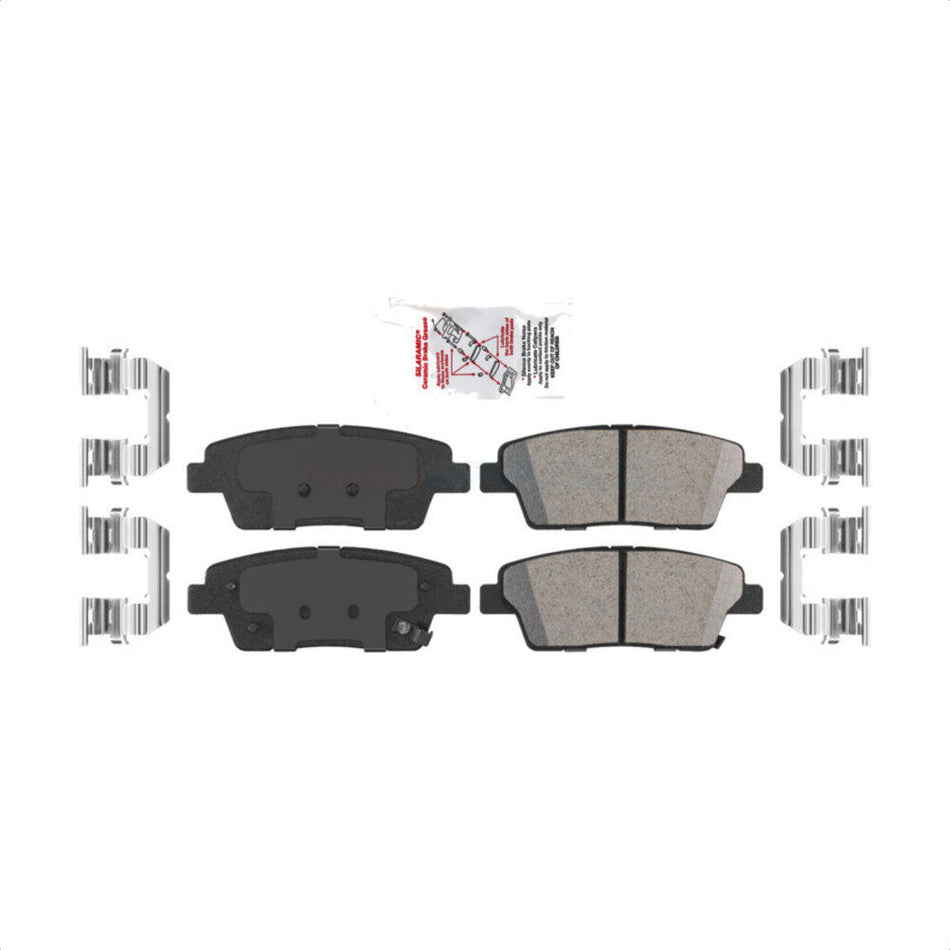 Rear Ceramic Disc Brake Pads NWF-PRC1551 For Hyundai Genesis Mini Cooper Countryman Paceman G80 Kia