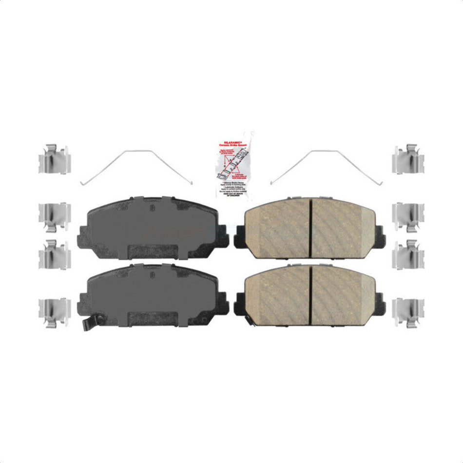 Front Ceramic Disc Brake Pads NWF-PRC1697 For Acura RDX RLX by AmeriBRAKES