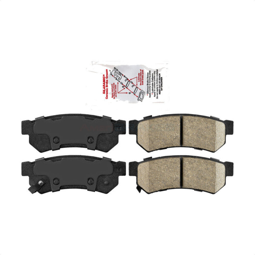 Rear Ceramic Disc Brake Pads NWF-PRC1739 For Chevrolet Spark EV by AmeriBRAKES