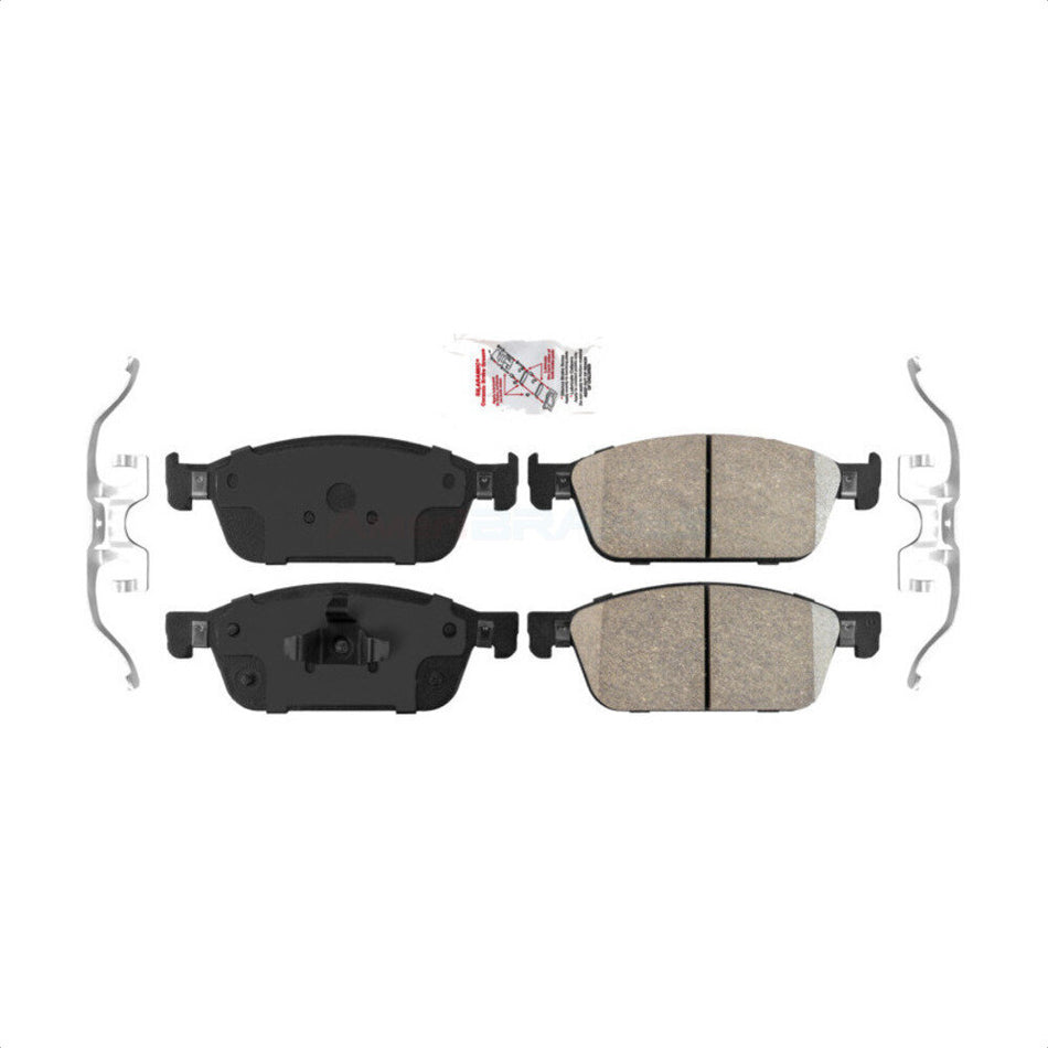 Front Ceramic Disc Brake Pads NWF-PRC1771 For Ford Focus Lincoln MKC by AmeriBRAKES