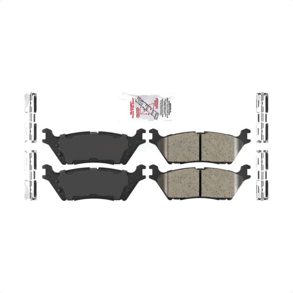 Rear Ceramic Disc Brake Pads NWF-PRC1790 For Ford F-150 Expedition Lincoln Navigator by AmeriBRAKES