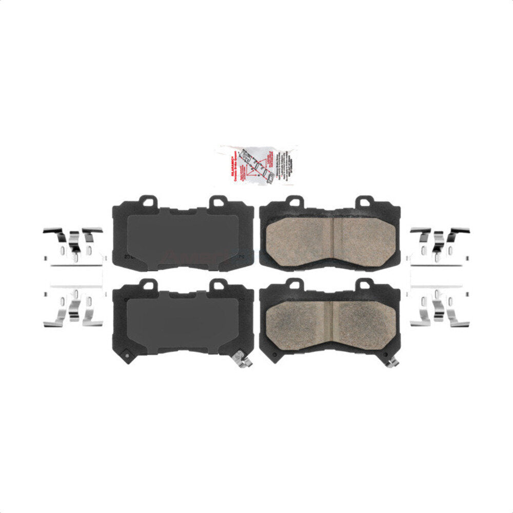 Front Ceramic Disc Brake Pads NWF-PRC1802 For 2015-2020 Chevrolet Colorado GMC Canyon by AmeriBRAKES