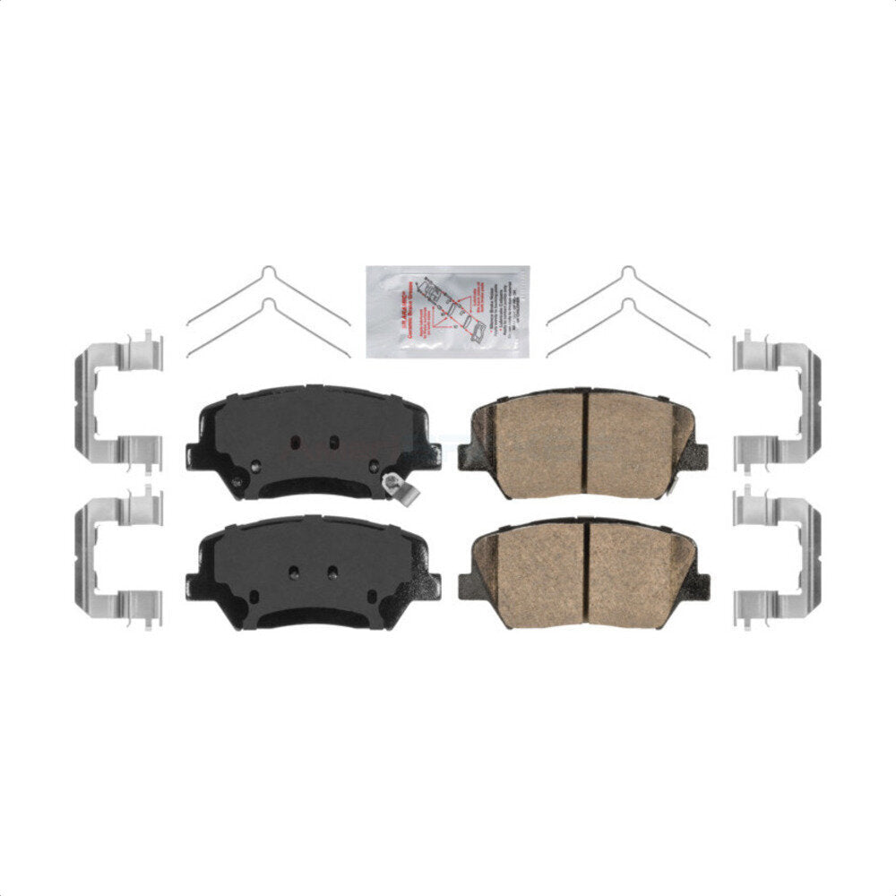 Front Ceramic Disc Brake Pads NWF-PRC1815 For Kia Sorento Hyundai Santa Fe Sport Nexo by AmeriBRAKES