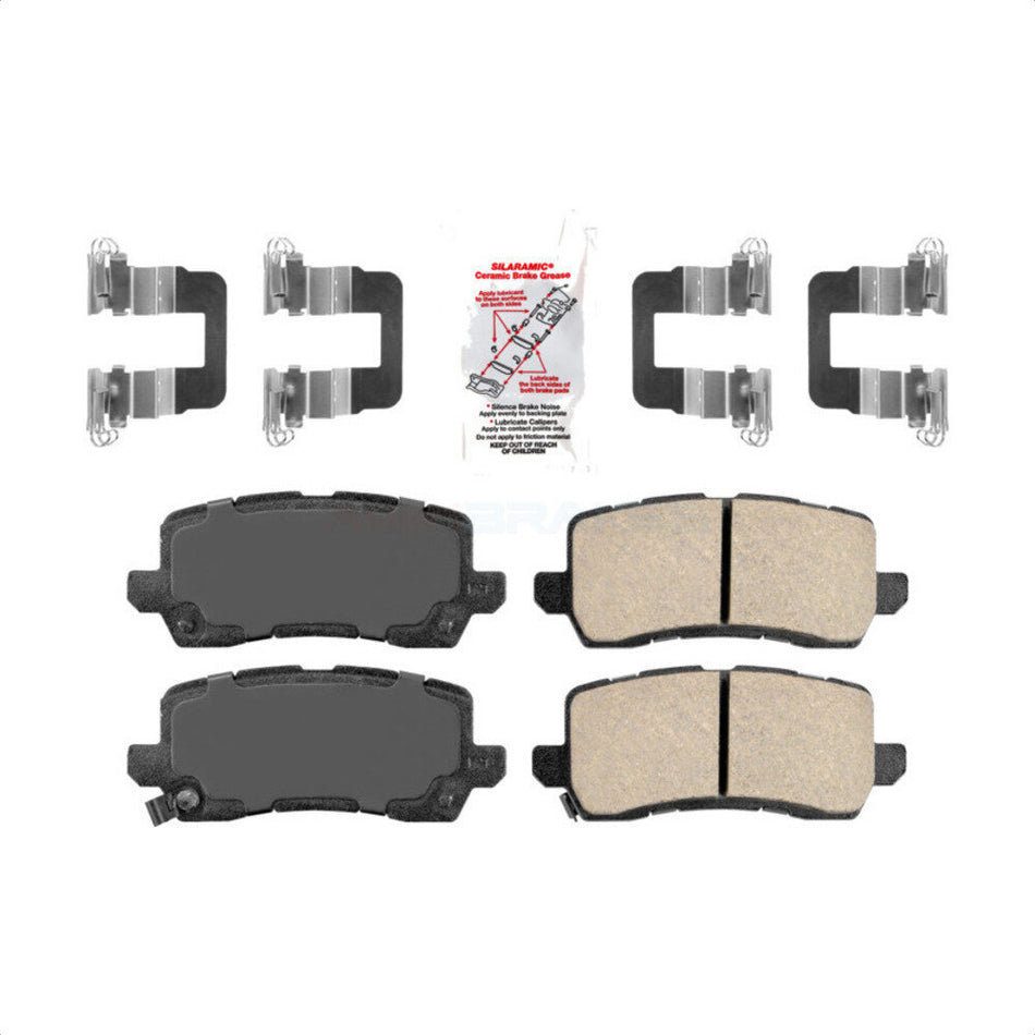 Rear Ceramic Disc Brake Pads NWF-PRC1954 For Honda Odyssey Acura MDX by AmeriBRAKES