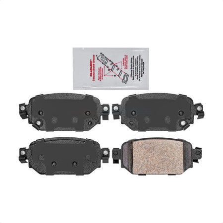 Rear Ceramic Disc Brake Pads NWF-PRC2042 For Mazda 3 CX-3 Sport by AmeriBRAKES