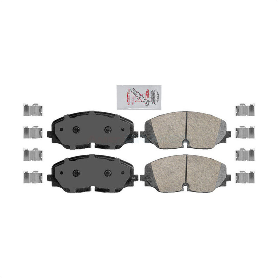 Front Ceramic Disc Brake Pads NWF-PRC2074 For Volkswagen Atlas Cross Sport by AmeriBRAKES