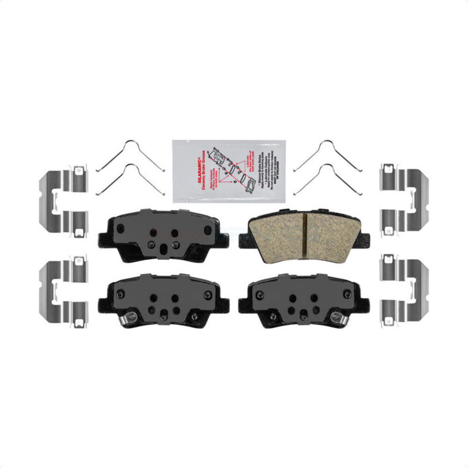 Rear Ceramic Disc Brake Pads NWF-PRC2098 For Kia Sportage Hyundai Tucson Cadenza Nexo by AmeriBRAKES