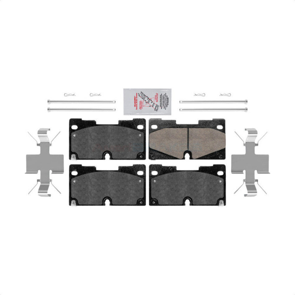 Front Ceramic Disc Brake Pads NWF-PRC2173 For Chevrolet Silverado 1500 GMC Sierra Cadillac Tahoe Yukon Escalade Suburban XL ESV LTD Limited by AmeriBRAKES