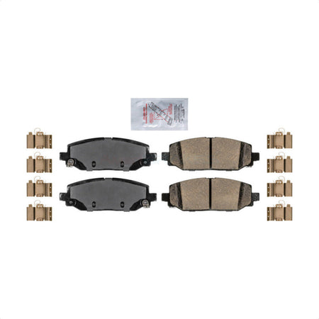 Rear Ceramic Disc Brake Pads NWF-PRC2186 For Jeep Wrangler by AmeriBRAKES