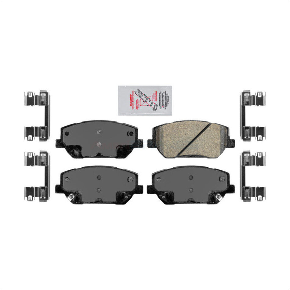 Front Ceramic Disc Brake Pads NWF-PRC2198 For 2019-2020 Hyundai Santa Fe by AmeriBRAKES