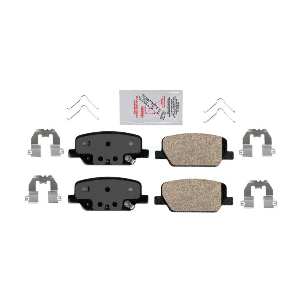 Rear Ceramic Disc Brake Pads NWF-PRC2199 For Hyundai Santa Fe Kia Telluride Palisade by AmeriBRAKES