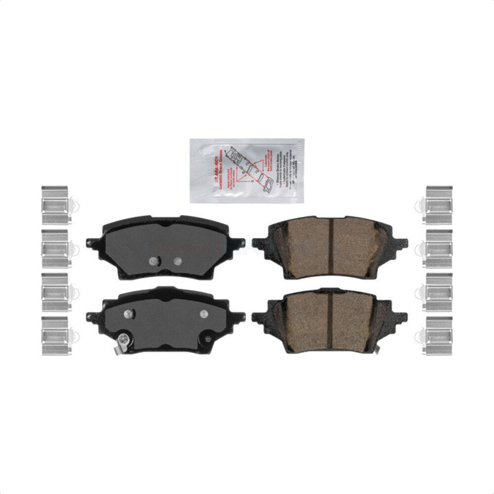 Rear Ceramic Disc Brake Pads NWF-PRC2202 For Toyota C-HR by AmeriBRAKES