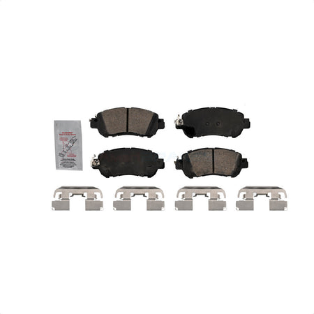 Front Ceramic Disc Brake Pads NWF-PRC2324 For Nissan Kicks Versa by AmeriBRAKES