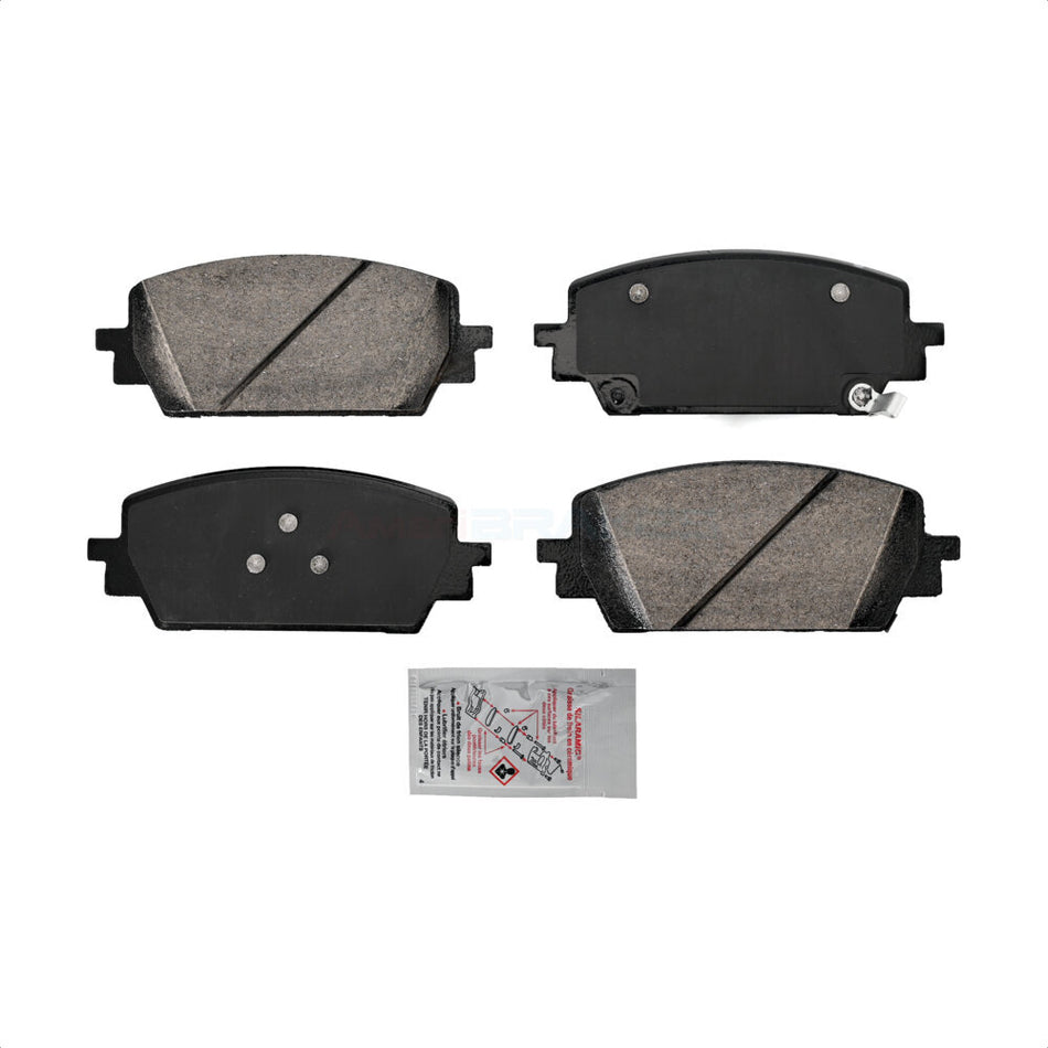 Front Ceramic Disc Brake Pads NWF-PRC2380 For Kia Hyundai Sorento Santa Fe Cruz by AmeriBRAKES