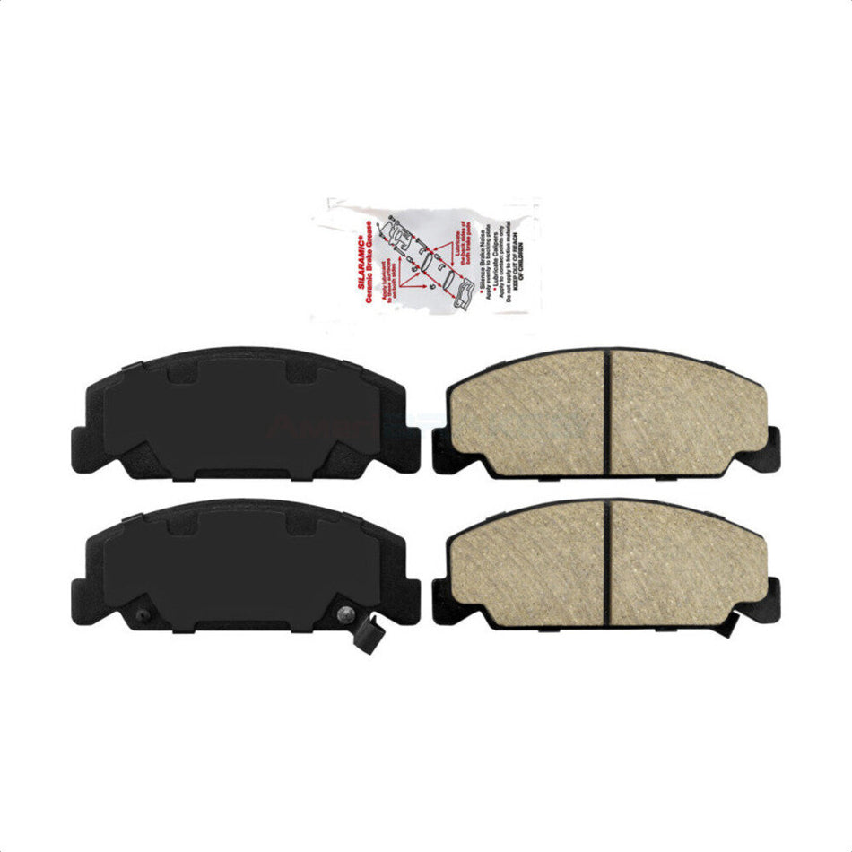 Front Ceramic Disc Brake Pads NWF-PRC273 For Honda Civic del Sol CRX Accord by AmeriBRAKES