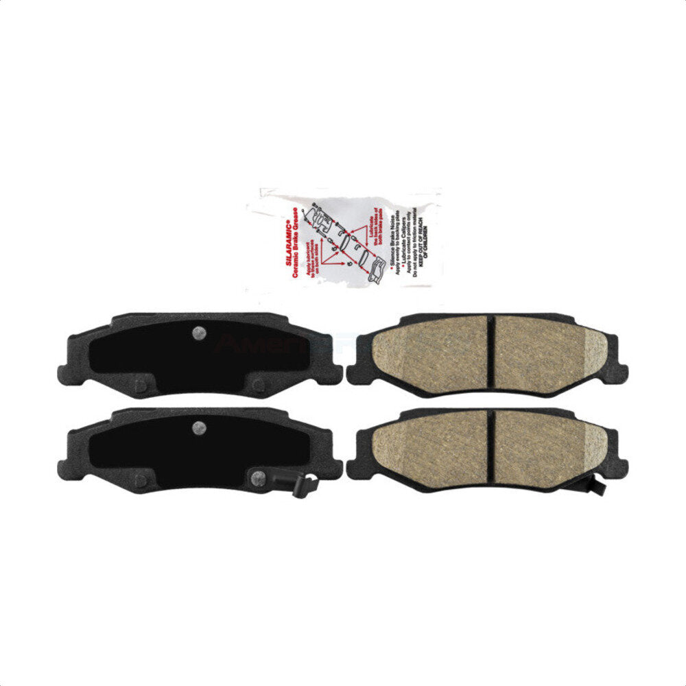 Rear Ceramic Disc Brake Pads NWF-PRC732 For Chevrolet Corvette Cadillac XLR by AmeriBRAKES