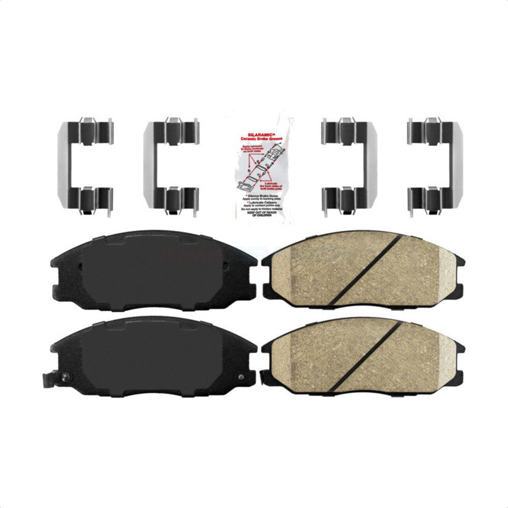 Front Ceramic Disc Brake Pads NWF-PRC864 For Kia Hyundai Santa Fe Sorento Sedona XG350 Amanti XG300 by AmeriBRAKES