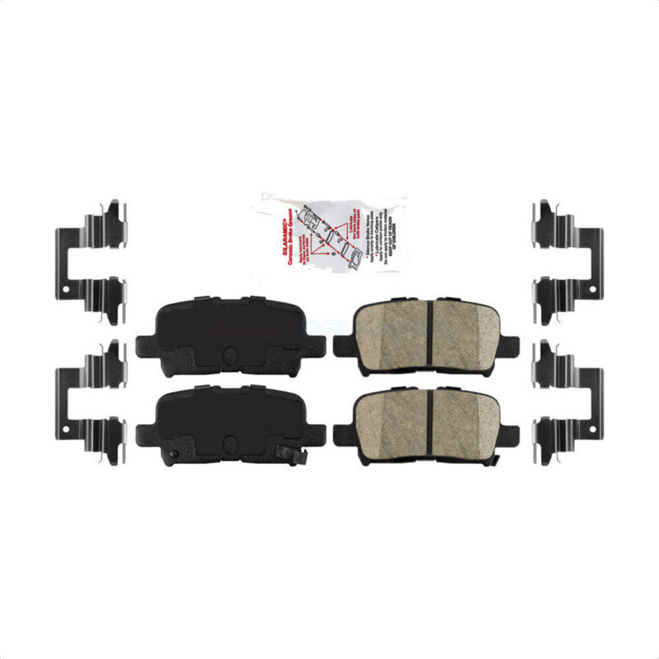 Rear Ceramic Disc Brake Pads NWF-PRC865 For Honda Pilot Odyssey Acura MDX by AmeriBRAKES