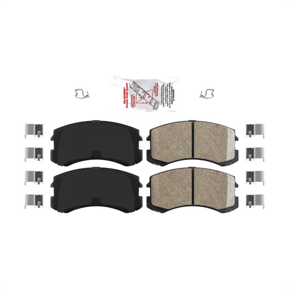 Front Ceramic Disc Brake Pads NWF-PRC904 For Mitsubishi Lancer by AmeriBRAKES