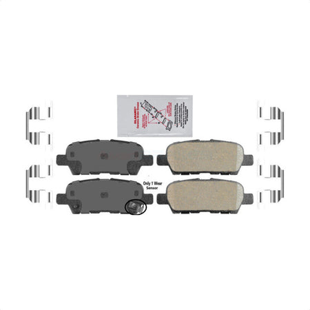 Rear Ceramic Disc Brake Pads NWF-PRC905 For Nissan INFINITI Rogue Altima Murano QX60 Maxima G35 Select Quest 350Z FX35 M35 370Z M37 Suzuki Grand Vitara M45 FX45 FX37 Q60 M56 EX37 M35h Renault Z Koleos by AmeriBRAKES