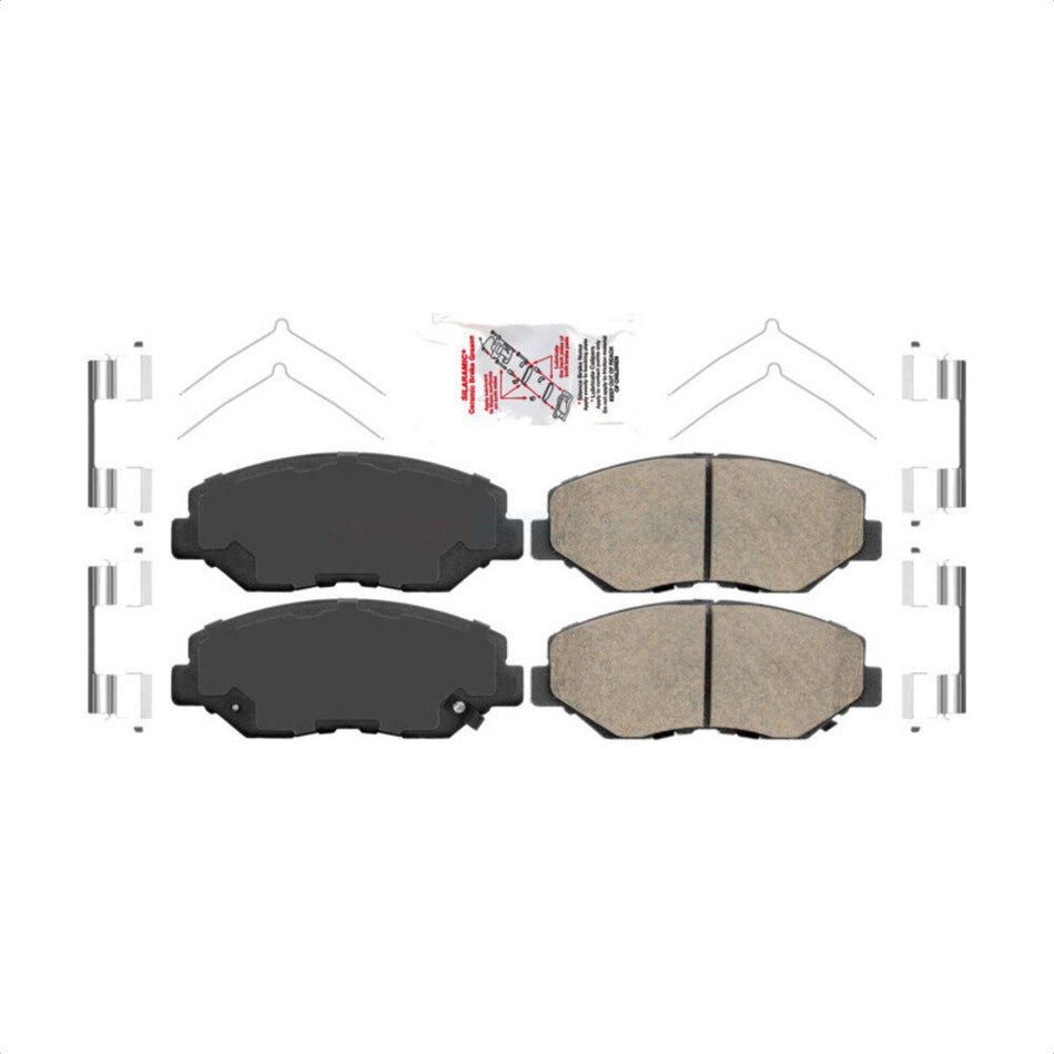 Front Ceramic Disc Brake Pads NWF-PRC914 For Honda Accord CR-V Pilot Fit Element Acura ILX