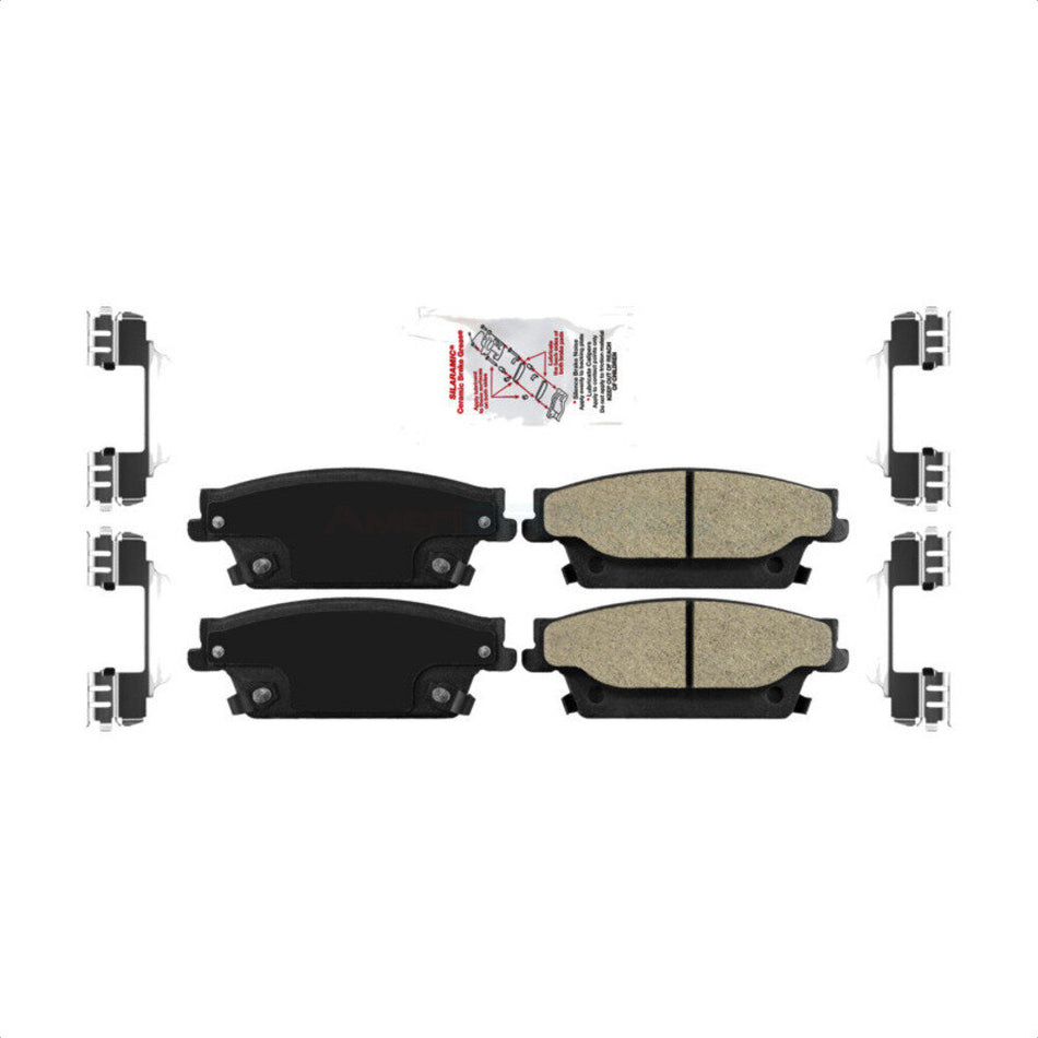 Rear Semi-Metallic Disc Brake Pads NWF-PRM1020 For Cadillac SRX STS CTS by AmeriBRAKES