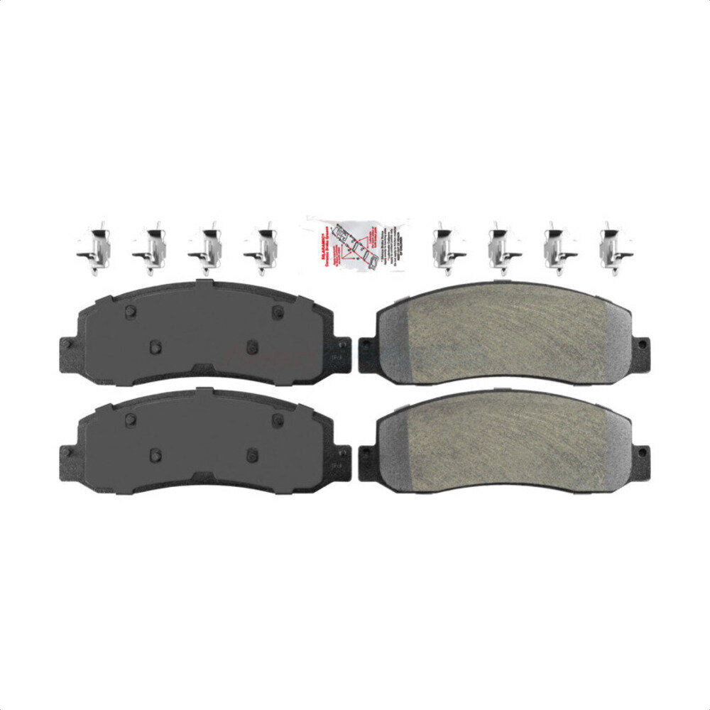 Front Semi-Metallic Disc Brake Pads NWF-PRM1069 For Ford F-250 Super Duty F-350 F-450 by AmeriBRAKES