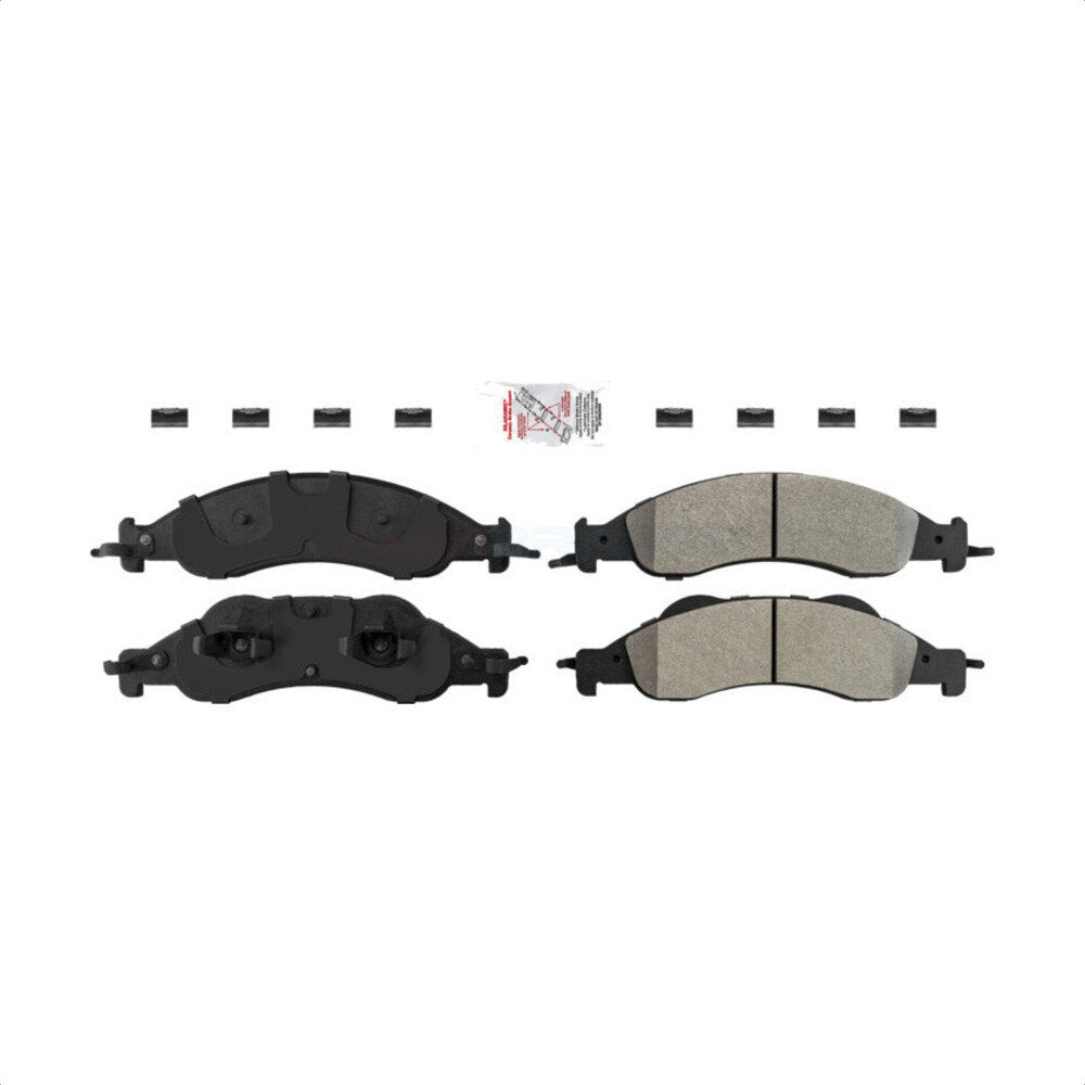 Front Semi-Metallic Disc Brake Pads NWF-PRM1278 For 2007-2009 Ford Expedition Lincoln Navigator by AmeriBRAKES