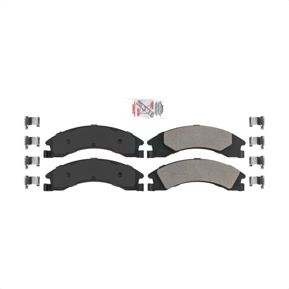 Rear Semi-Metallic Disc Brake Pads NWF-PRM1329 For Ford E-350 Super Duty E-250 E-150 E-450 Econoline by AmeriBRAKES