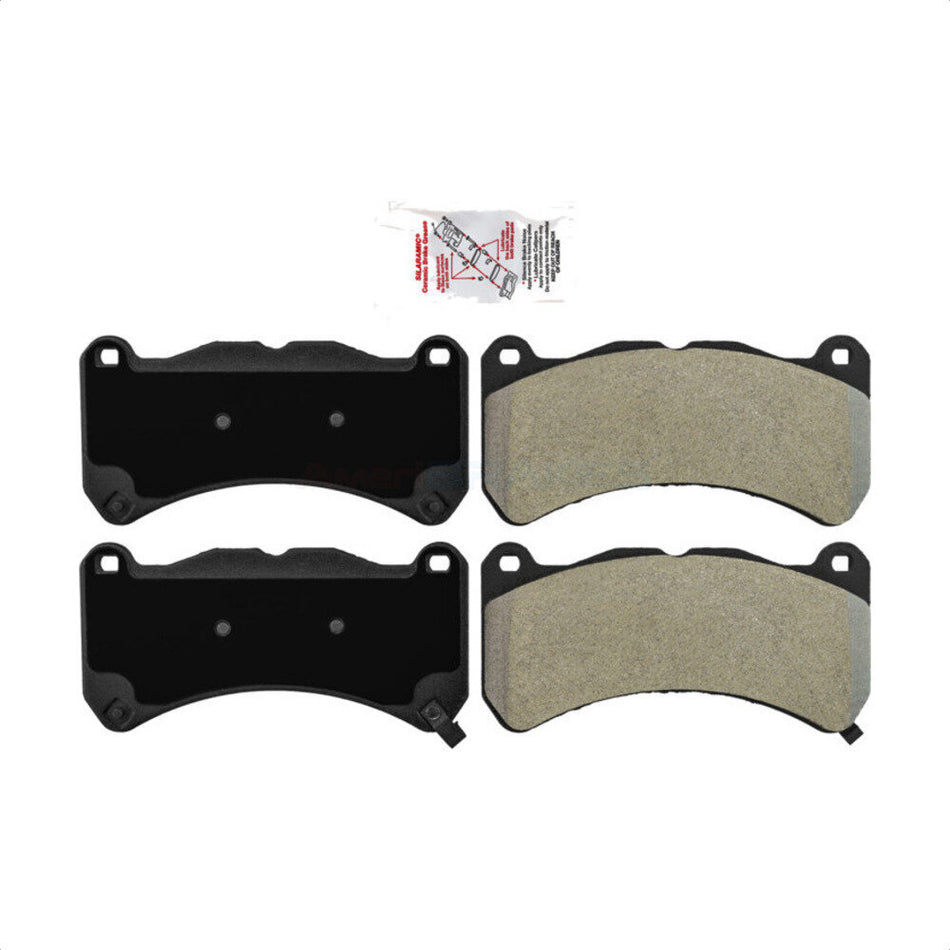 Front Semi-Metallic Disc Brake Pads NWF-PRM1365 For Subaru WRX STI Lexus IS F