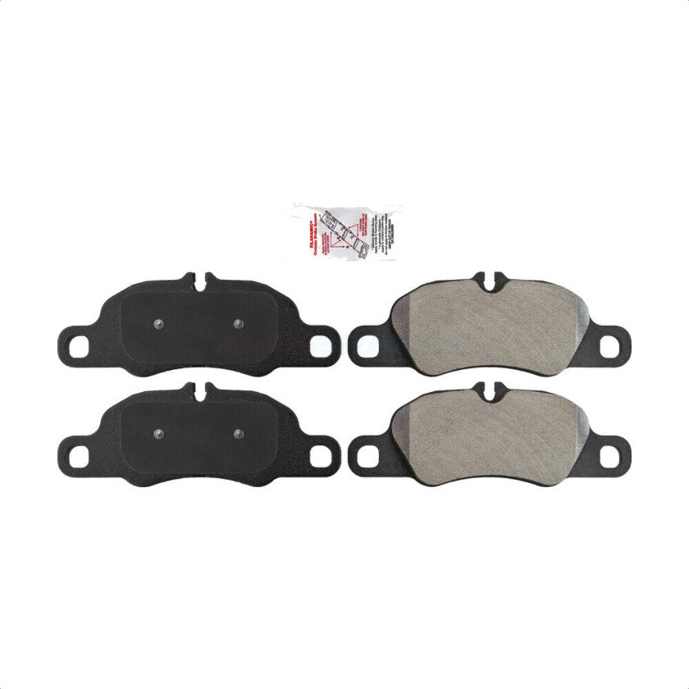 Front Semi-Metallic Disc Brake Pads NWF-PRM1389 For Porsche 911 Boxster Cayman 718 by AmeriBRAKES