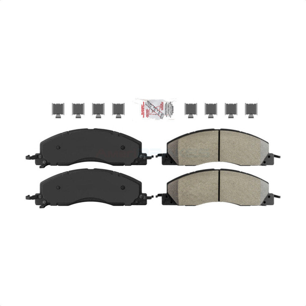 Front Semi-Metallic Disc Brake Pads NWF-PRM1399 For Ram 2500 3500 1500 Dodge by AmeriBRAKES