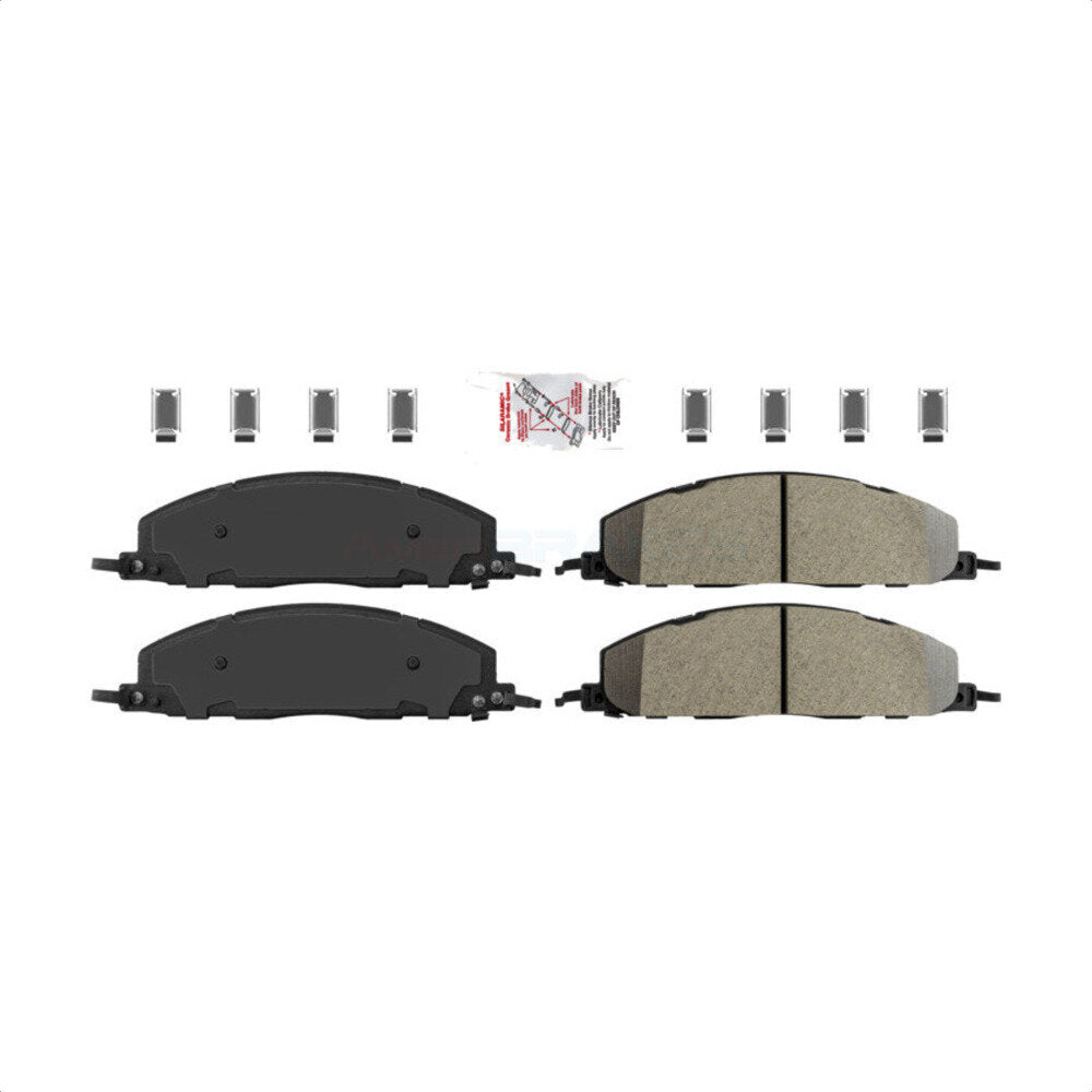 Rear Semi-Metallic Disc Brake Pads NWF-PRM1400 For Ram 2500 3500 1500 Dodge by AmeriBRAKES